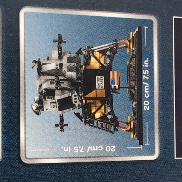 Lego,Creator 10266,NASA Apollo 11 Lunar Lander,New In Box. - Picture 9 of 9